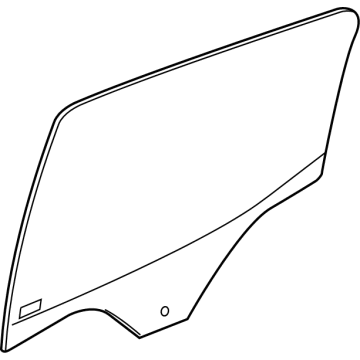 GMC 85156511 Door Glass