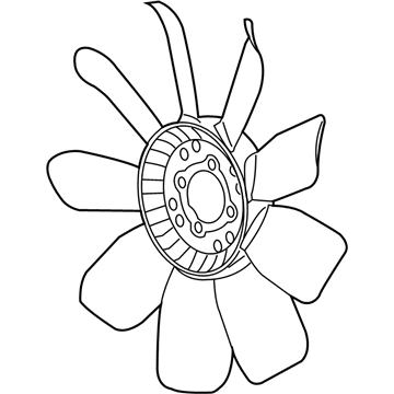 Cadillac 15017911 Fan Blade