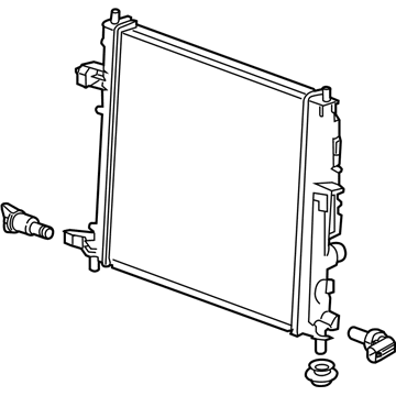 Cadillac 22966123 Radiator