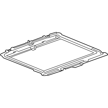 GM 84767838 Sunshade Assembly, Sun Rf *Lt Ttnum