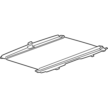 GM 84667288 Sunshade Assembly, Sun Rf *Titanium