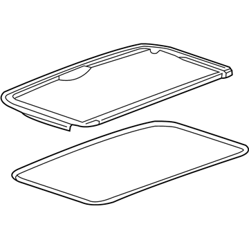 GM 84619409 Window Assembly, Sun Rf