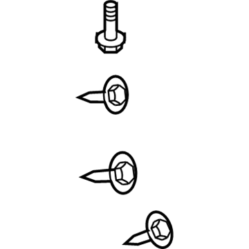 GMC 11570498 Wheelhouse Liner Bolt