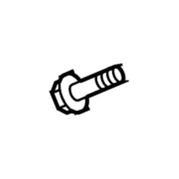 Chevy 11562172 Wheelhouse Liner Screw