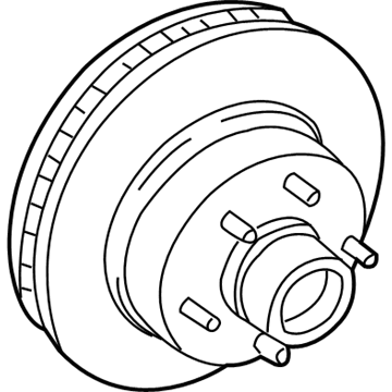 Chevy 19202727 Hub & Rotor