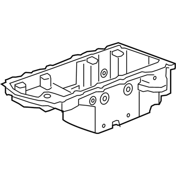 Cadillac 12639931 Oil Pan