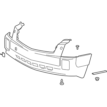 2008 Cadillac SRX Bumper - 19121106