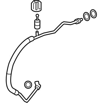 2013 Cadillac CTS A/C Hose - 15261843