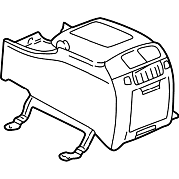 GM 15075796 Compartment Assembly, Front Floor *Shale