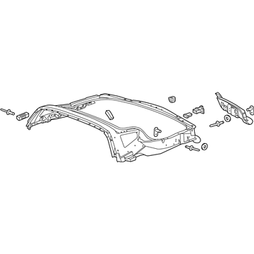 GM 23273261 Frame Assembly, Rear Compartment Panel