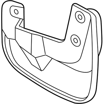 GM 96648536 Guard,Front Fender Mud