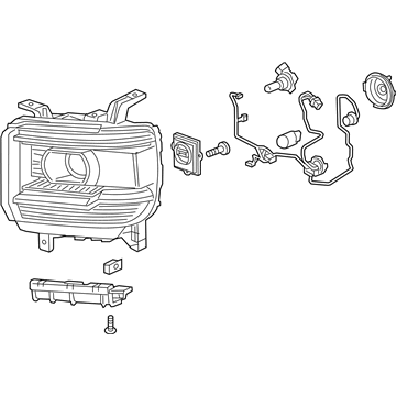 GMC 84180592 Headlamp Assembly