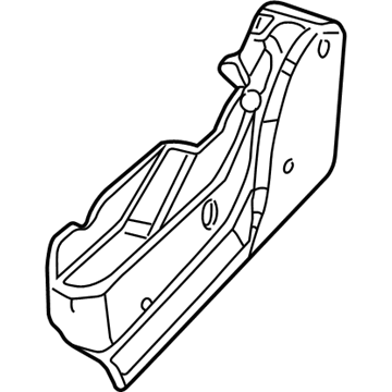 GMC 12478544 Seat Track Side Cover