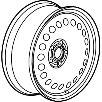 Chevy 42621334 Wheel, Steel