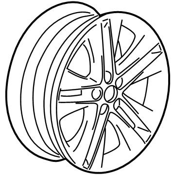 Chevy 42671505 Wheel, Alloy