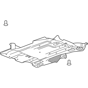 Buick Envision Underbody Splash Shield - 84066543