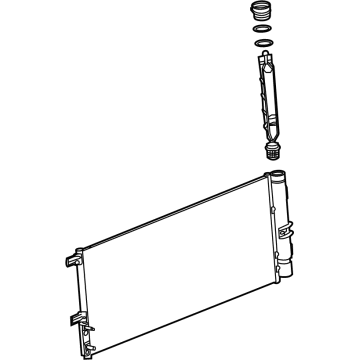 Chevy 86507080 CONDENSER,A/C(INCLUDES 5-7,9)