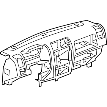 GM 15839781 Panel,Instrument