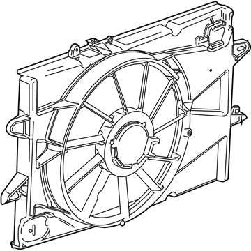 2010 GMC Terrain Fan Shroud - 84145767