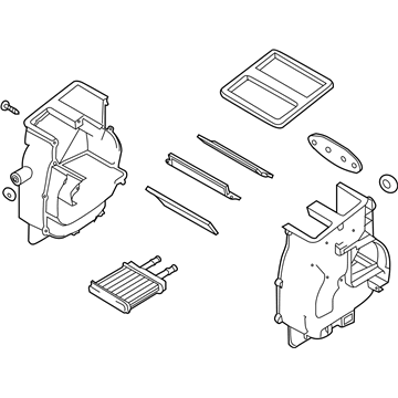 Chevy 96930889 Heater Assembly