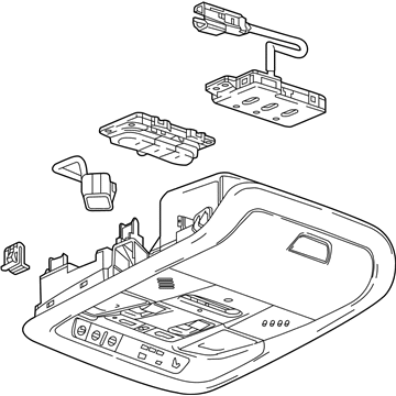 Cadillac 85554407 Overhead Console