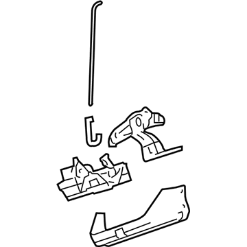 GM 15256081 Lift Gate Lock Assembly