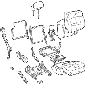 GMC 19127500 Seat Assembly