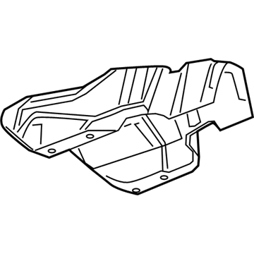 Cadillac CTS Exhaust Heat Shield - 20917002