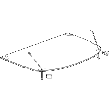 Cadillac 85524414 Cargo Cover