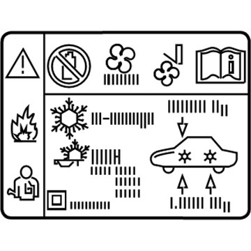 Chevy 84468776 Caution Label