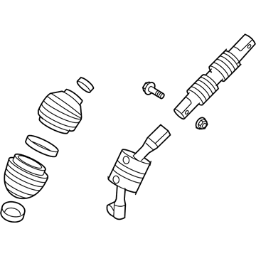 Chevy Silverado 1500 Steering Shaft - 19420042