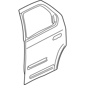 GM 10338957 Panel, Rear Side Door Outer