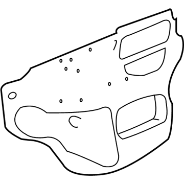 Pontiac 88974339 Water Shield