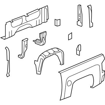 GMC 15294341 Side Panel