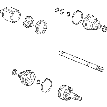 Chevy 84754391 Axle Assembly