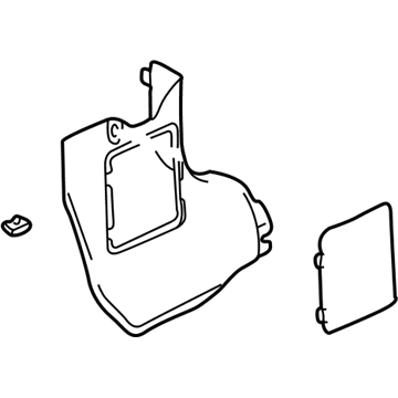 GM 24420753 Molding,Body Hinge Pillar Garnish *Light Oak