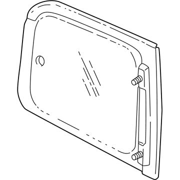 GM 10418635 Window Assembly, Body Side Rear