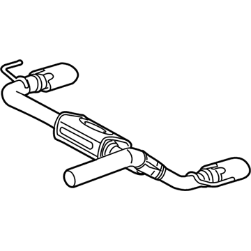 2017 Buick Cascada Exhaust Pipe - 13423332