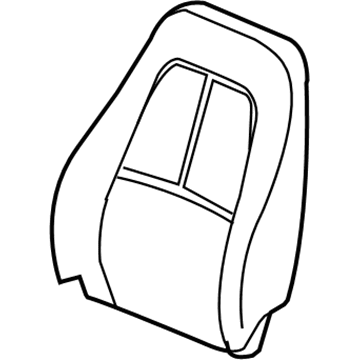 GM 19181120 Cover,Driver Seat Back