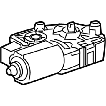 GM 13425918 Motor Assembly, Rear Compartment Lid Close Actuator