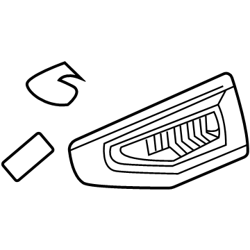 GM 84719440 Vent Assembly, F/Fdr Ornamentation *Nitridr Chrm