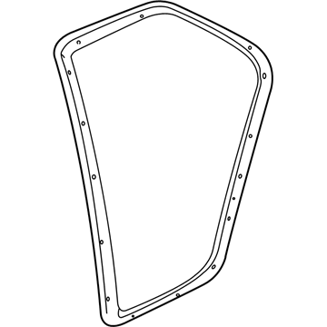 GM 15147501 Weatherstrip,Rear Side Door