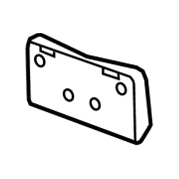 Chevy 25798733 License Bracket