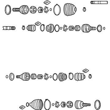 Chevy 96348791 Axle Assembly