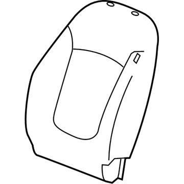 Chevy 95186540 Seat Back Pad