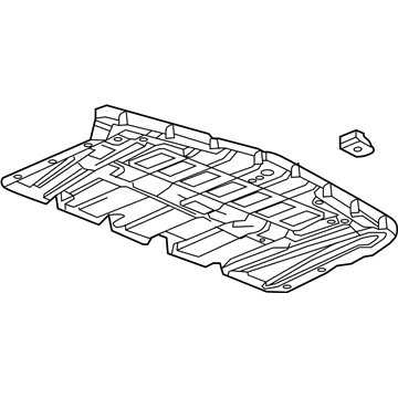 Cadillac 84119803 Lower Deflector