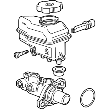 Chevy Impala Limited Brake Master Cylinder - 22796285