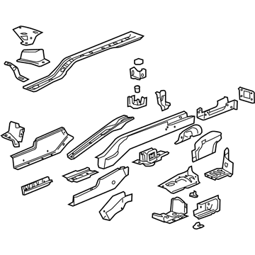 Cadillac 20965136 Rear Rail Assembly