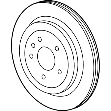 2017 Chevy Camaro Brake Disc - 85589610