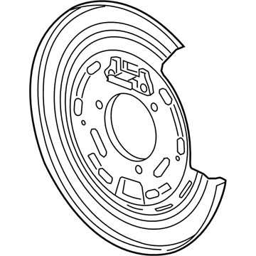 Cadillac 23316764 Backing Plate